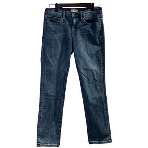 Nicole Miller Women's Tribeca Mid Rise Straight Leg Jeans Size 10